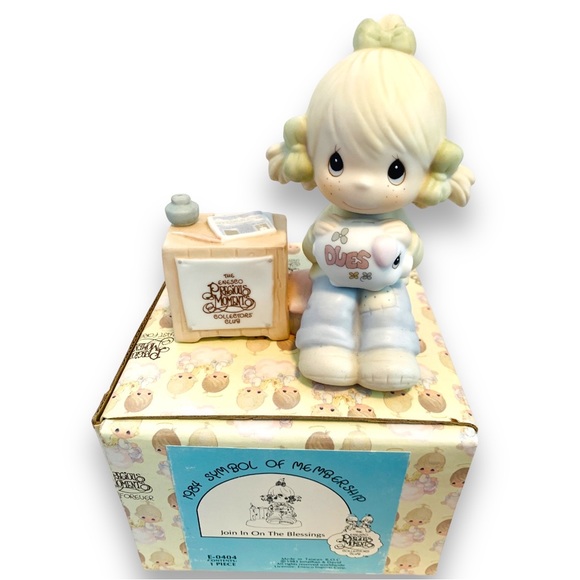 1983 Jonathan & David Figurine Join In On The Blessings Precious Moments - Picture 3 of 9